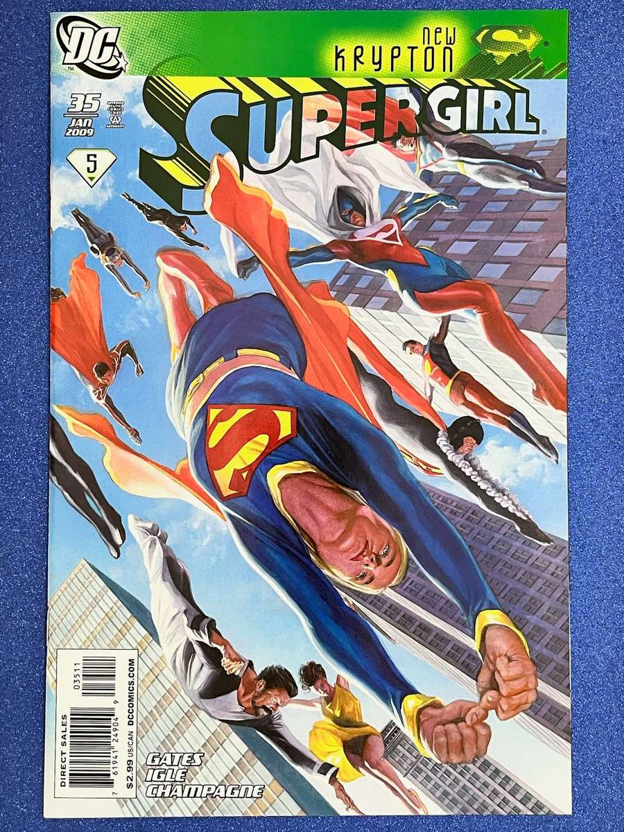  Supergirl #35 DC Comics  New Krypton Rescue Cover