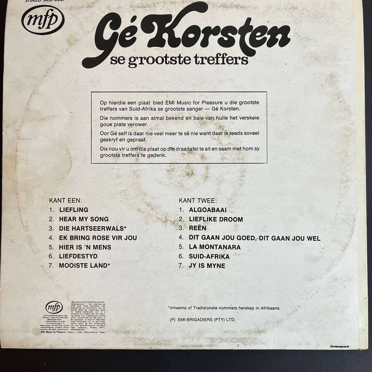 Ge Korsten se grootste treffers | LP Vinyl