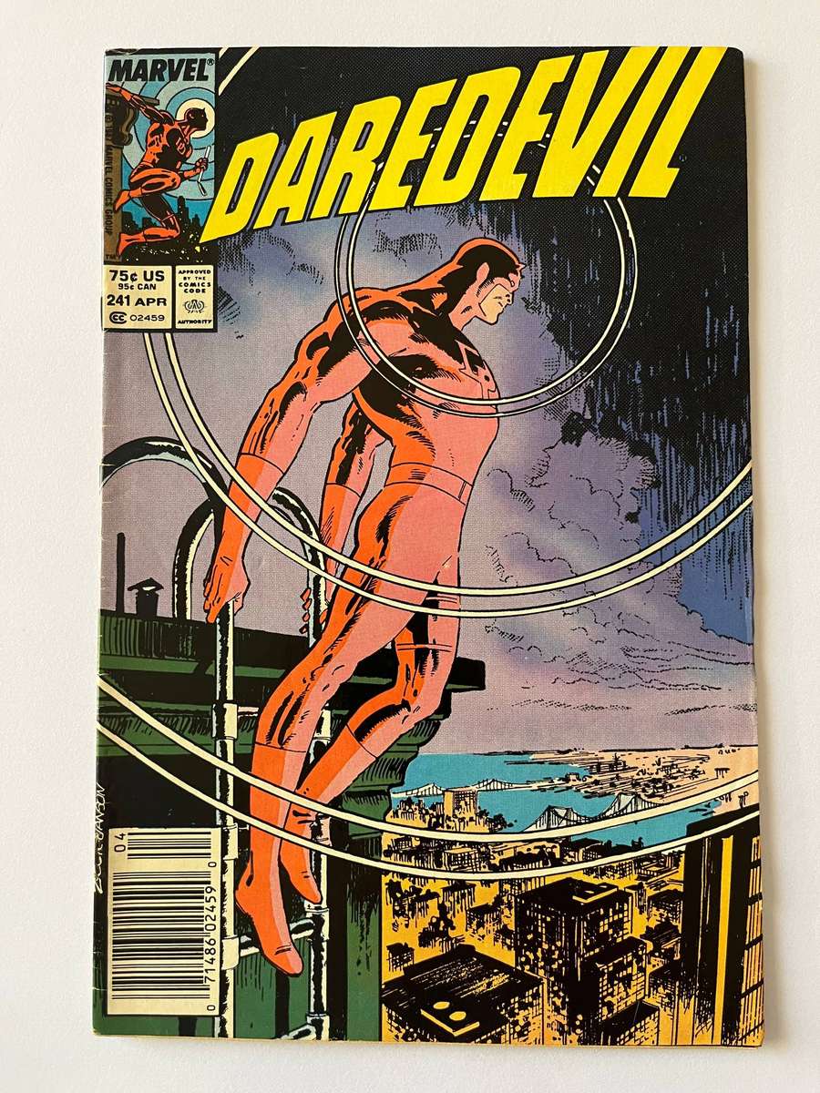  Daredevil #241 (1987)  Striking Rooftop Cityscape Cover