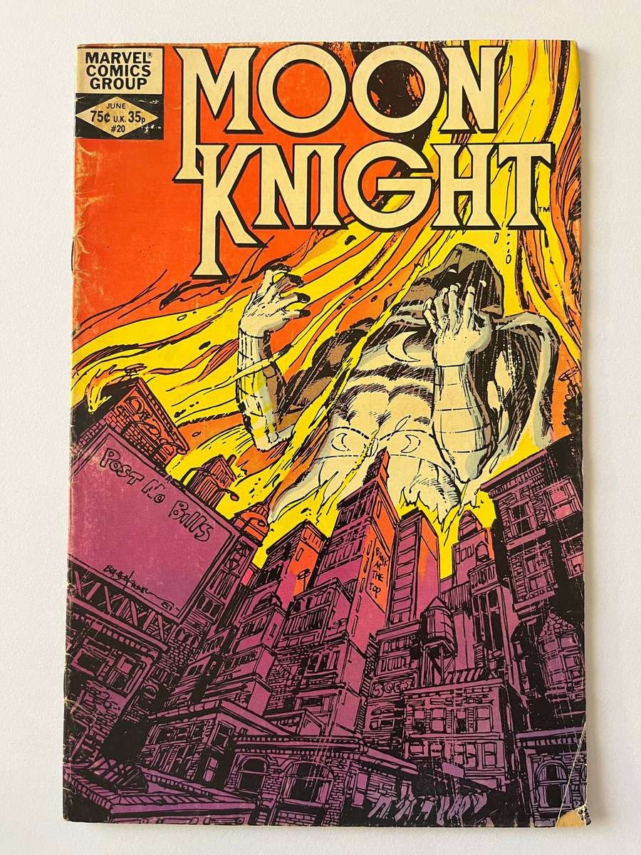  Moon Knight #20 (1982)  Inferno Over the City!