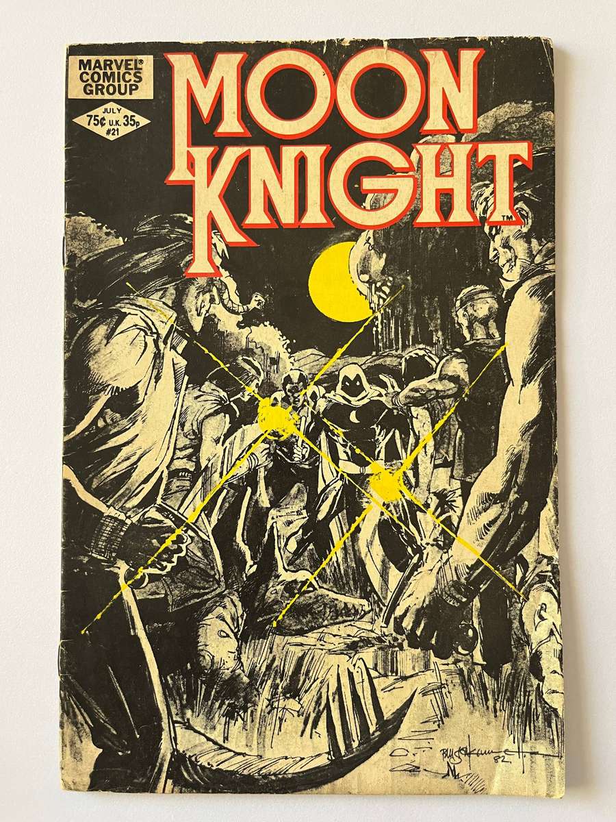  Moon Knight #21 (1982)  Brutal Underground Battle Issue