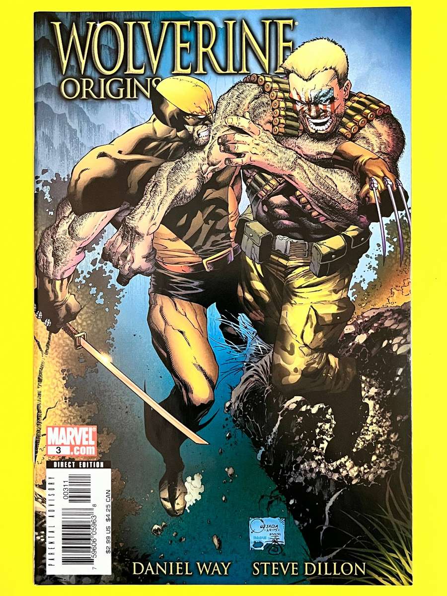 Wolverine Origins #3 Marvel Comic  Wolverine vs Sabretooth