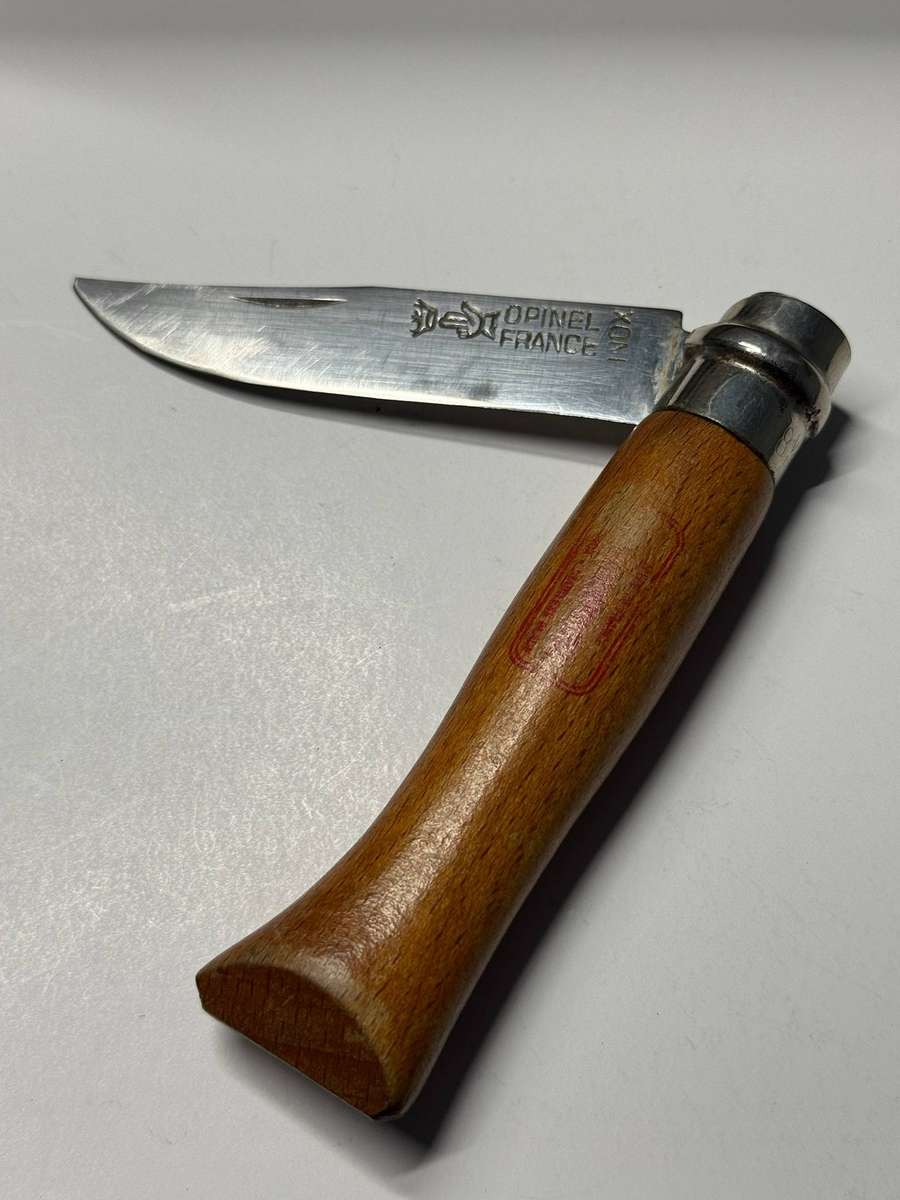  Opinel No. 8 / France / Classic Wooden Handle Folding Knife