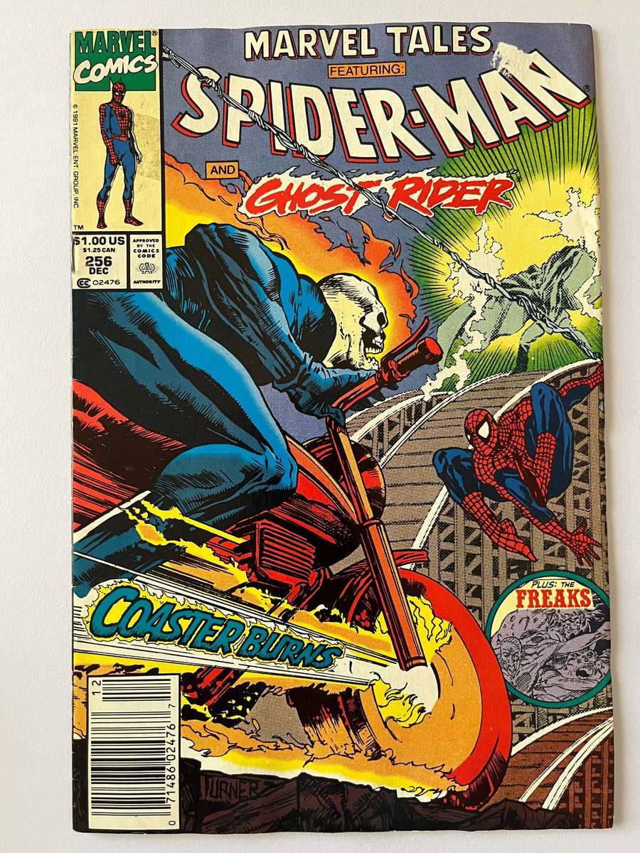  Spider-Man &  Ghost Rider  Marvel Tales #256 (1991)