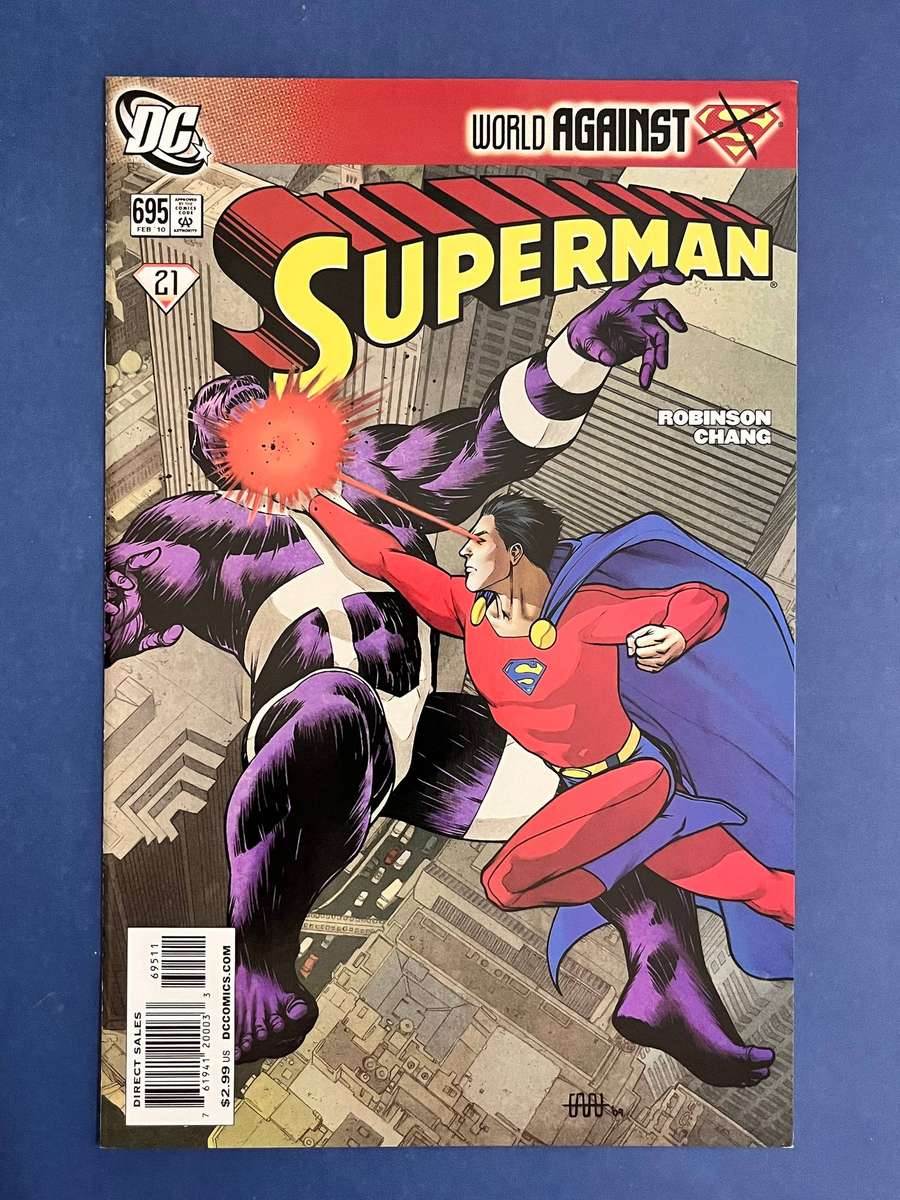  Superman DC Comics #695 | World Against Superman | Robinson & Chang