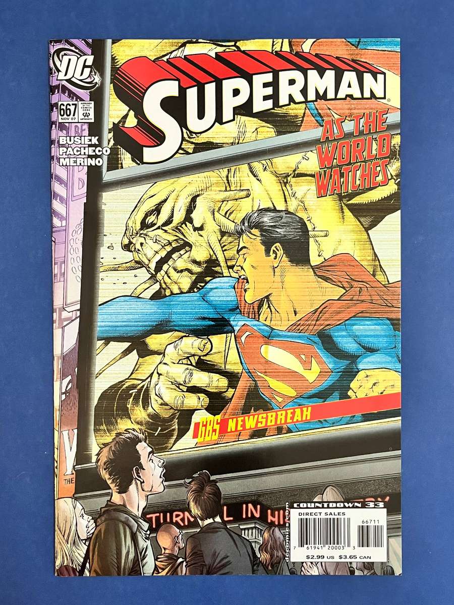 Superman #667 DC Comics  As The World Watches