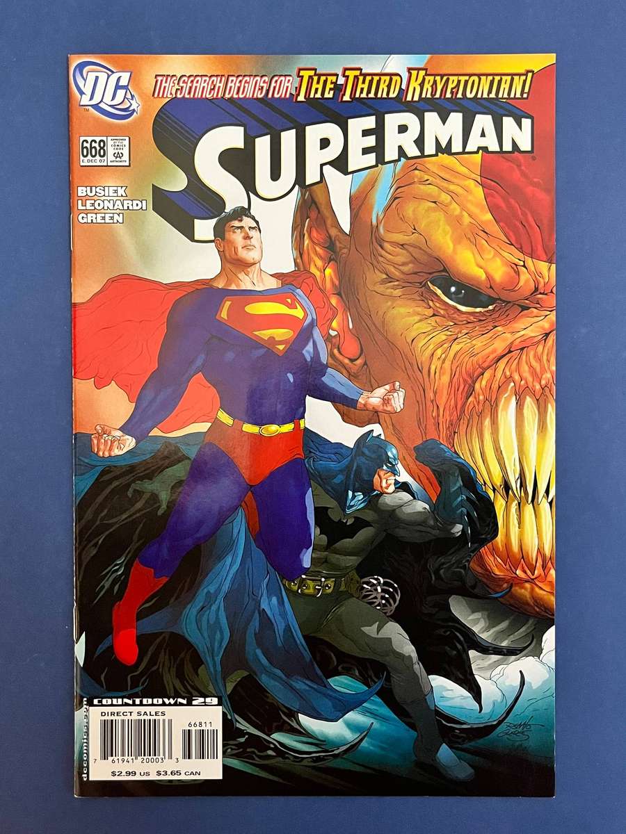  Superman #668 DC Comics  The Third Kryptonian Begins