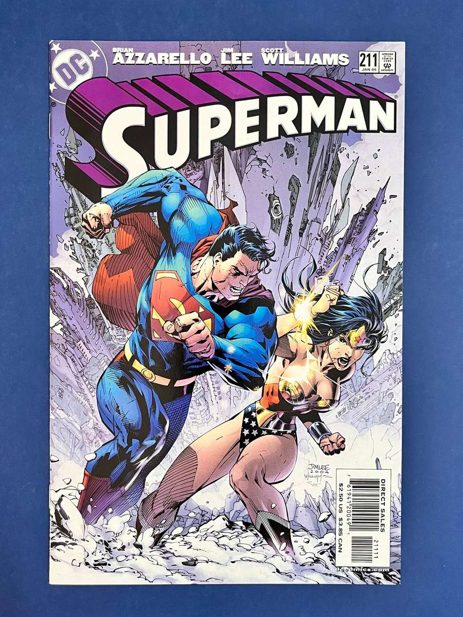  Superman #211 DC Comics  Superman vs Wonder Woman 