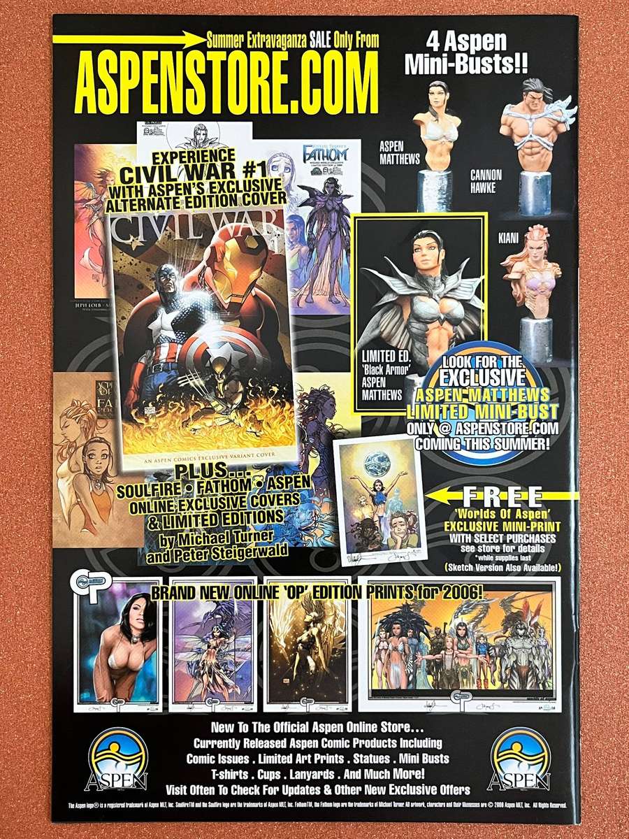  Michael Turners Soulfire #7  Aspen Comics (2006)