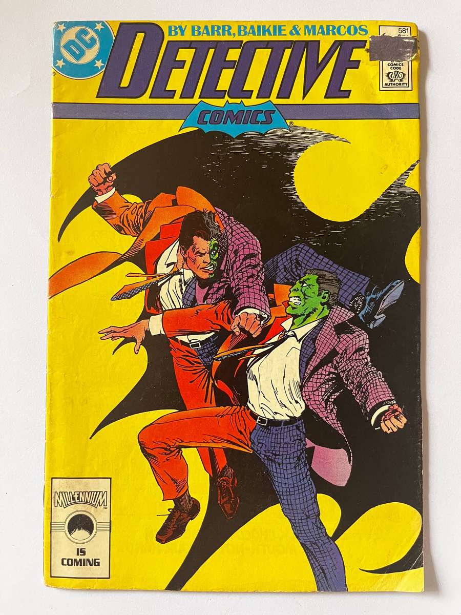 Detective Comics #581  Two-Face vs Two-Face Cover (1987)