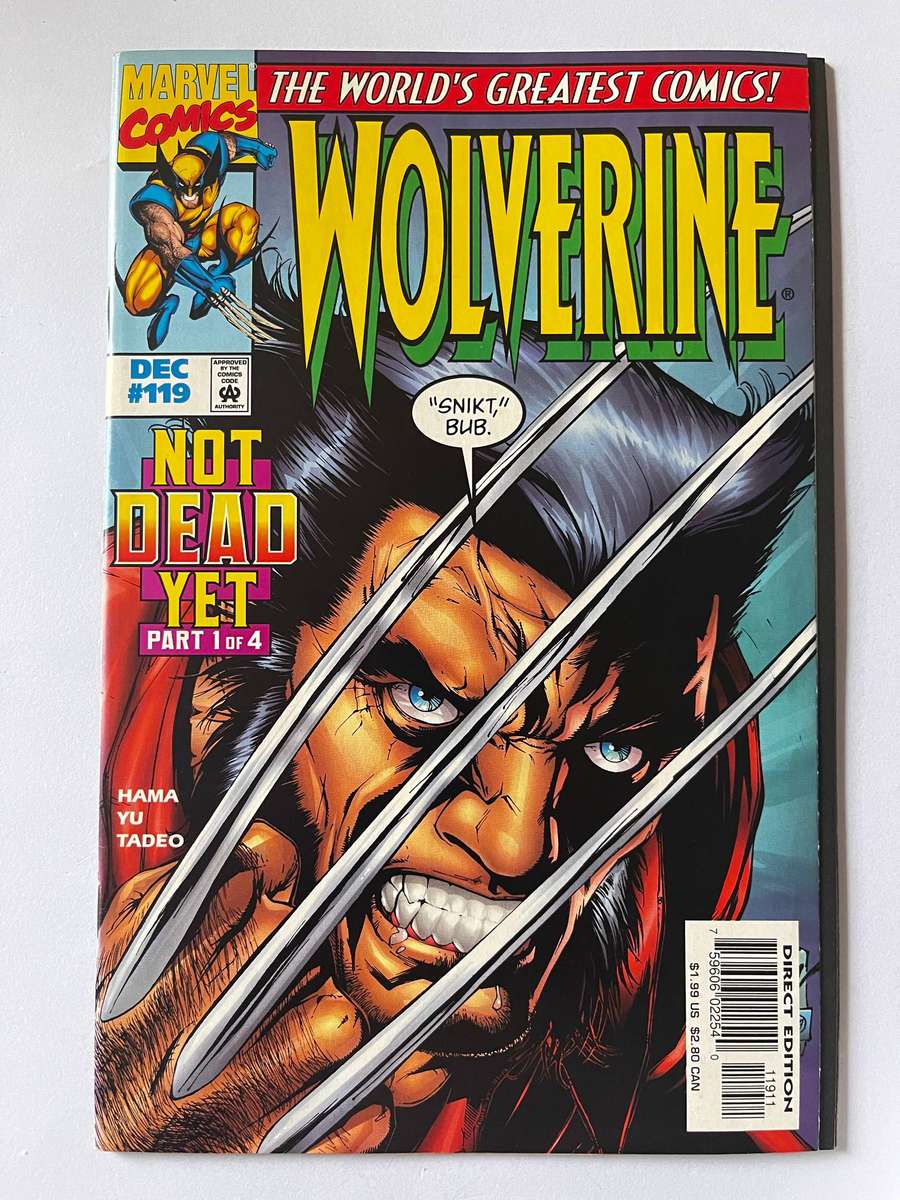  Wolverine #119 (1997)  Not Dead Yet Part 1 of 4