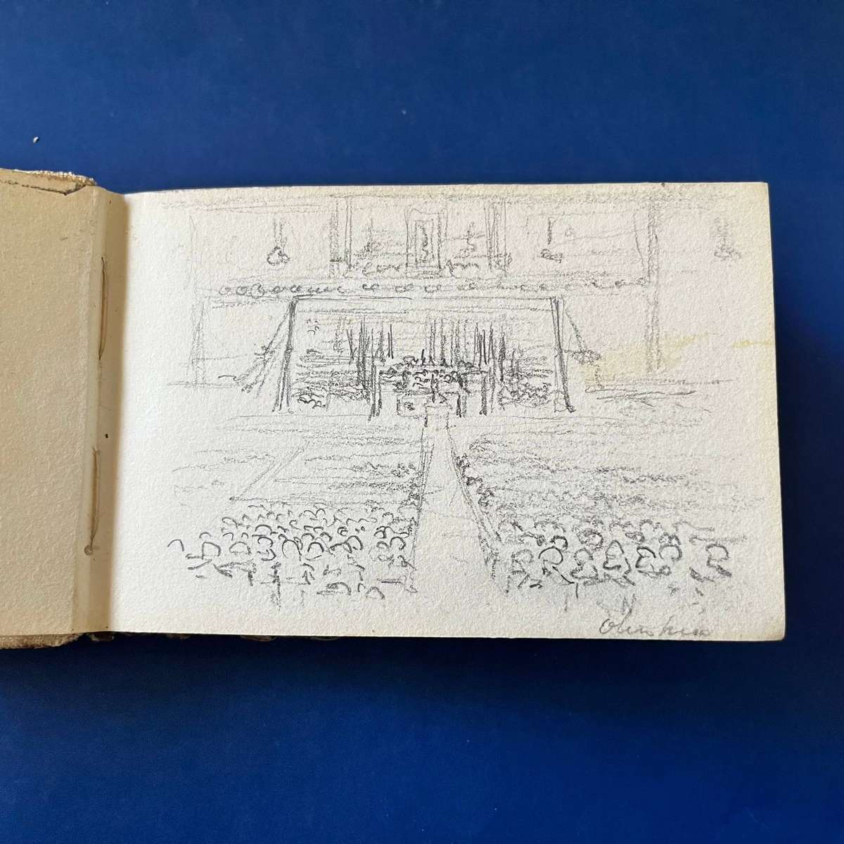  Antique Miniature Artist Sketchbook