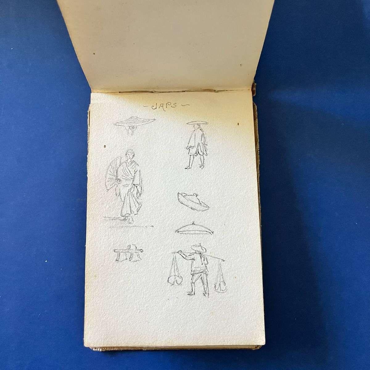  Antique Miniature Artist Sketchbook
