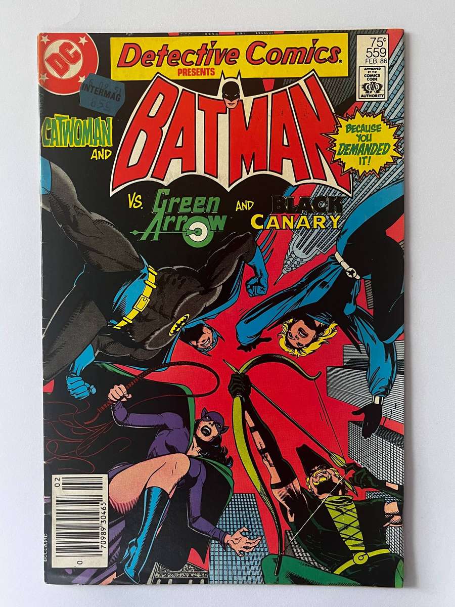  Detective Comics #559 (1986)  Batman vs Green Arrow & Black Canary