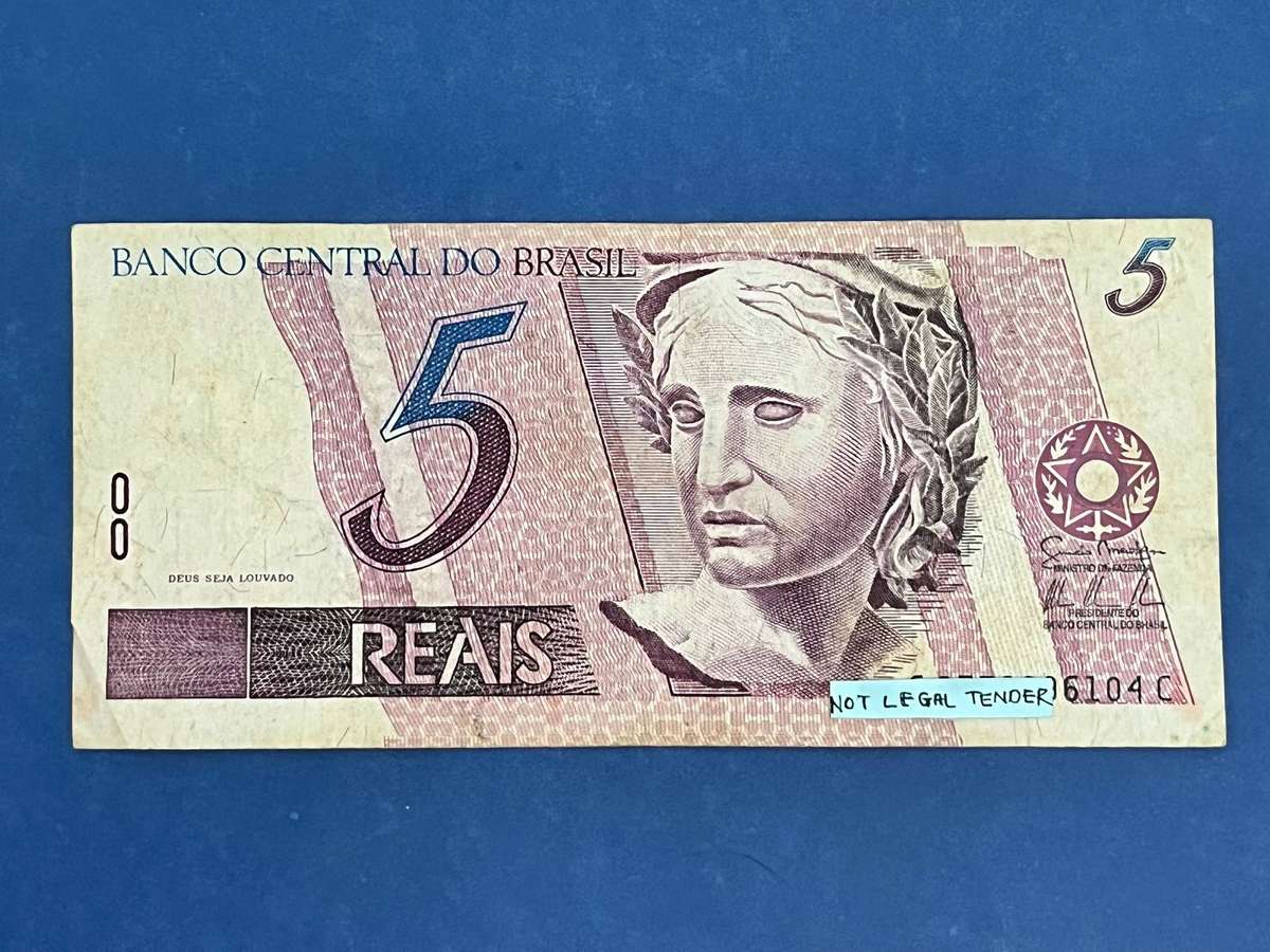 Banco Central do Brasil 5 Reais Banknote