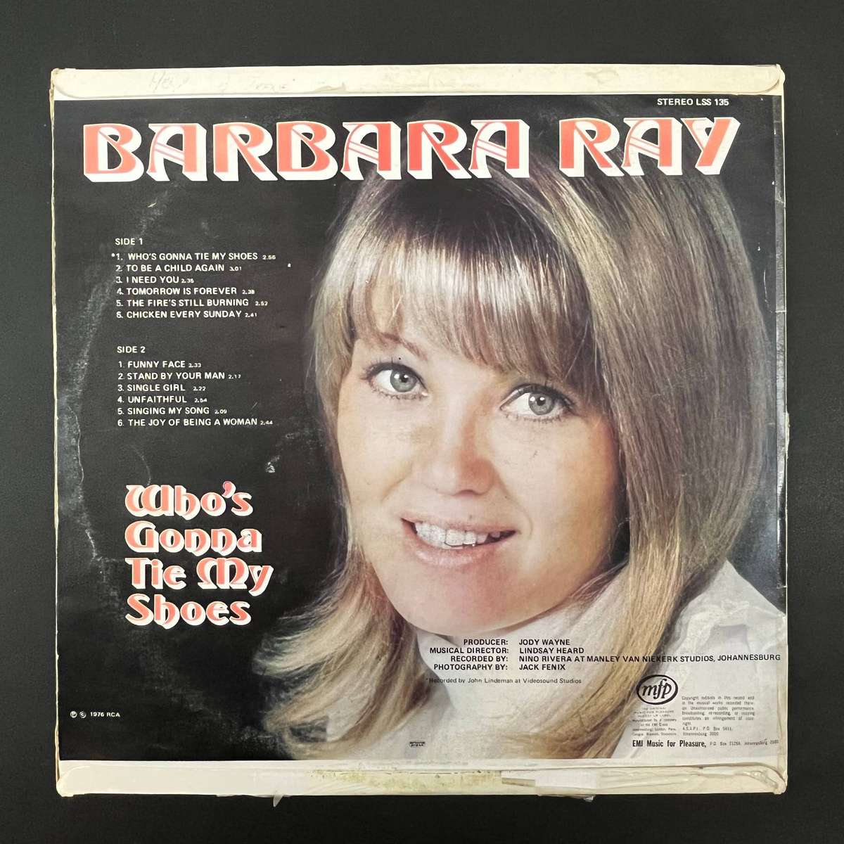 Barbara Ray - Who's Gonna Tie My Shoes  | Vinyl LP