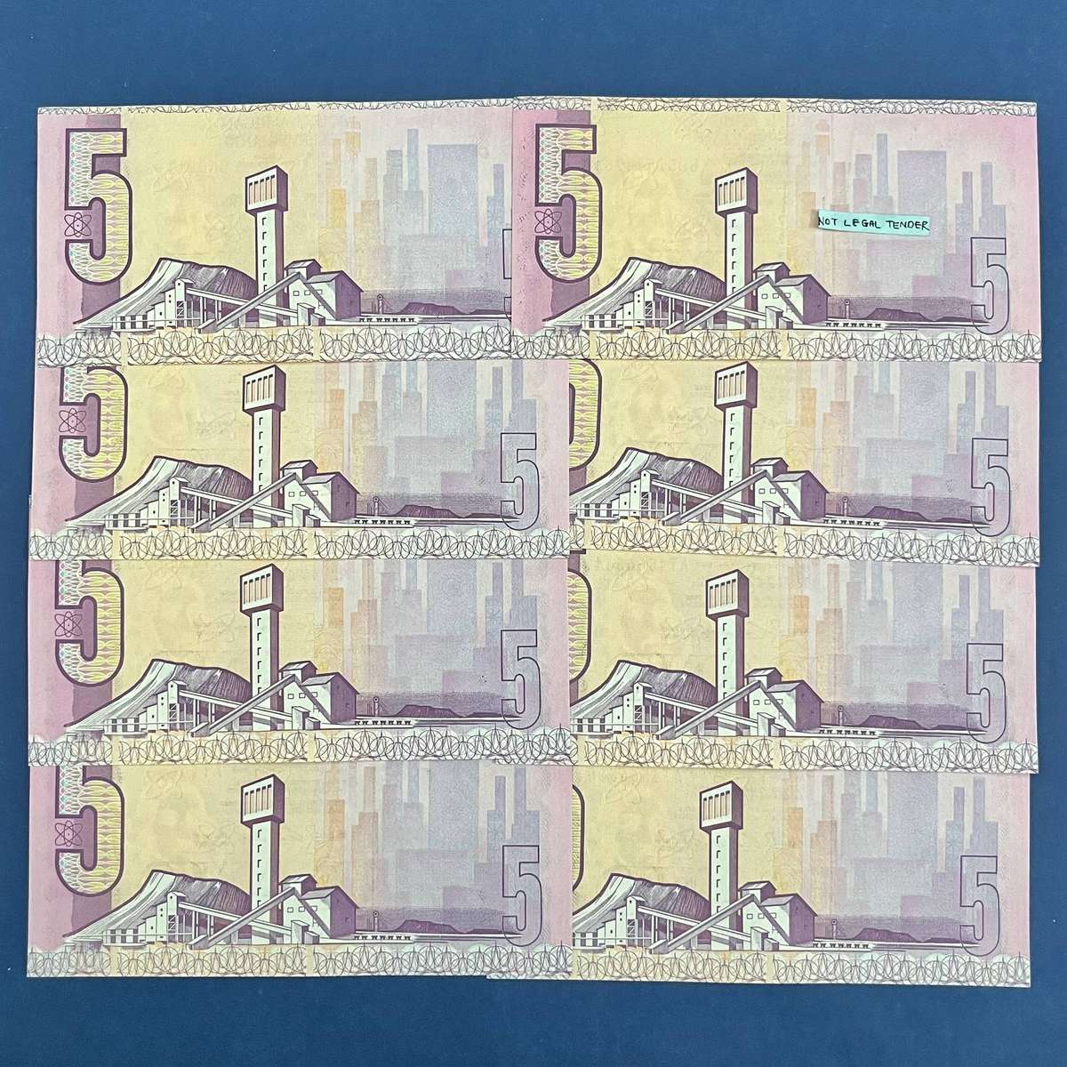 South Africa 5 Rand Banknote Lot (8 Notes) CL Stals