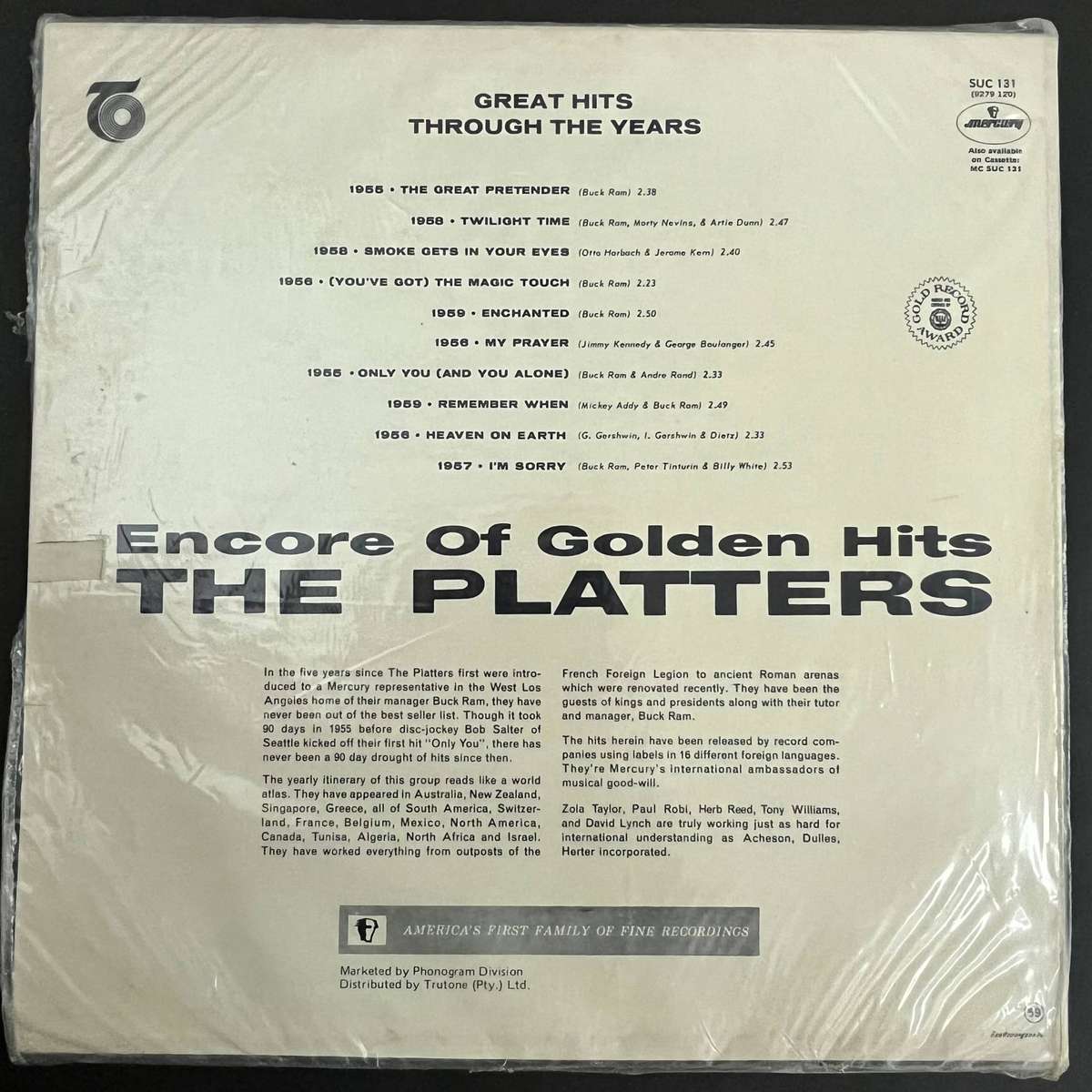 The Platters - Encore of the golden hits | Vinyl LP