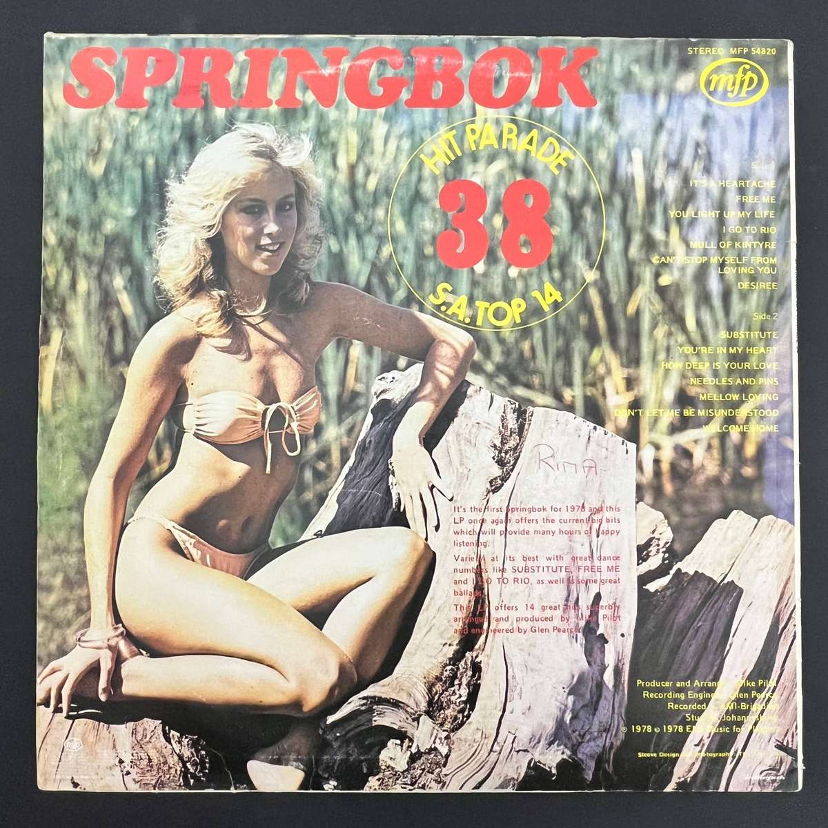 Springbok - Hit Parade 38   | Vinyl LP