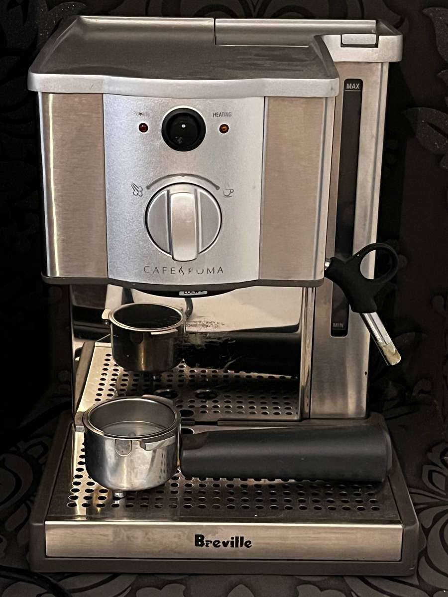  Breville Café Roma ESP8  Working Espresso Machine + Metal Tamper
