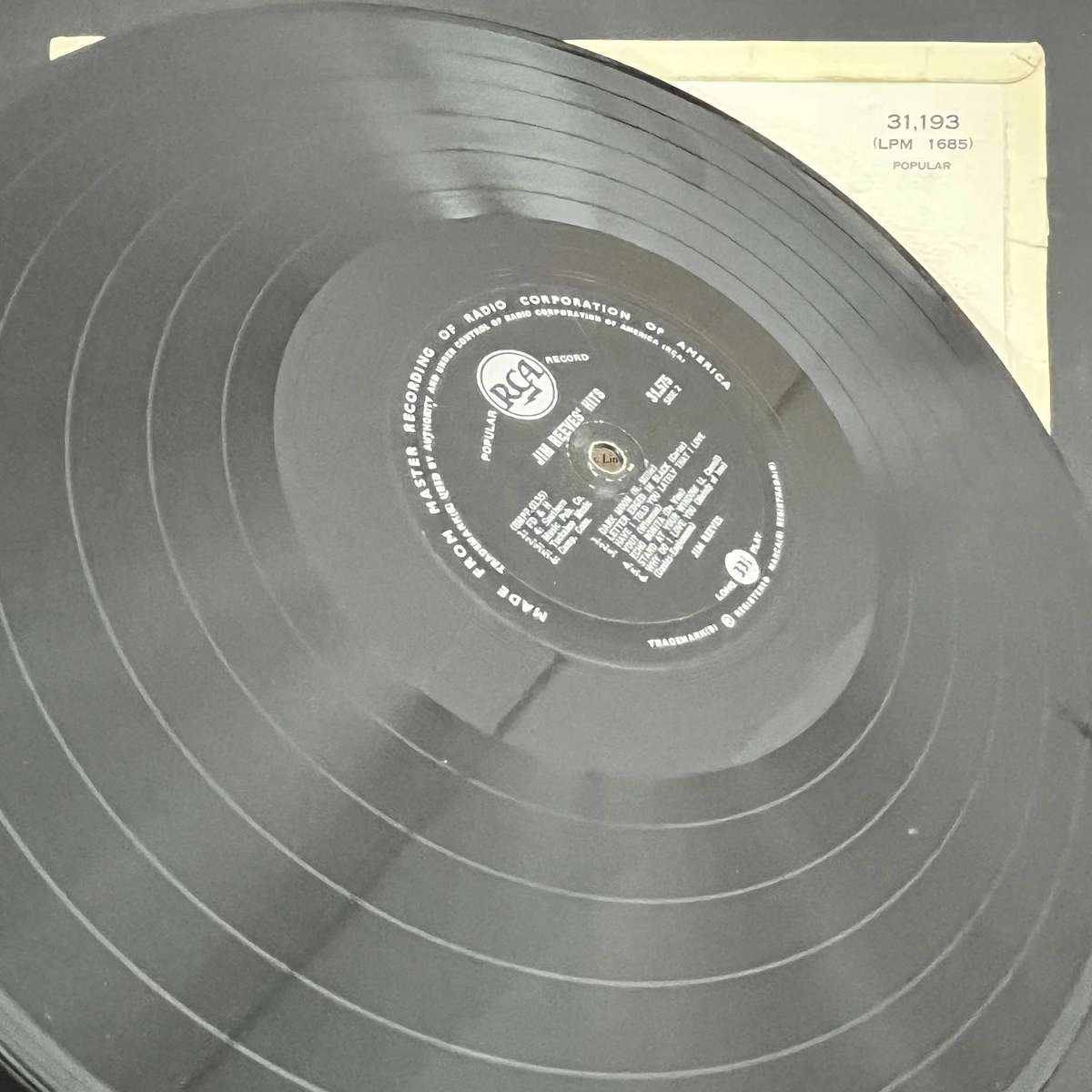 Jim Reeves - Girls I have known | Vinyl LP
