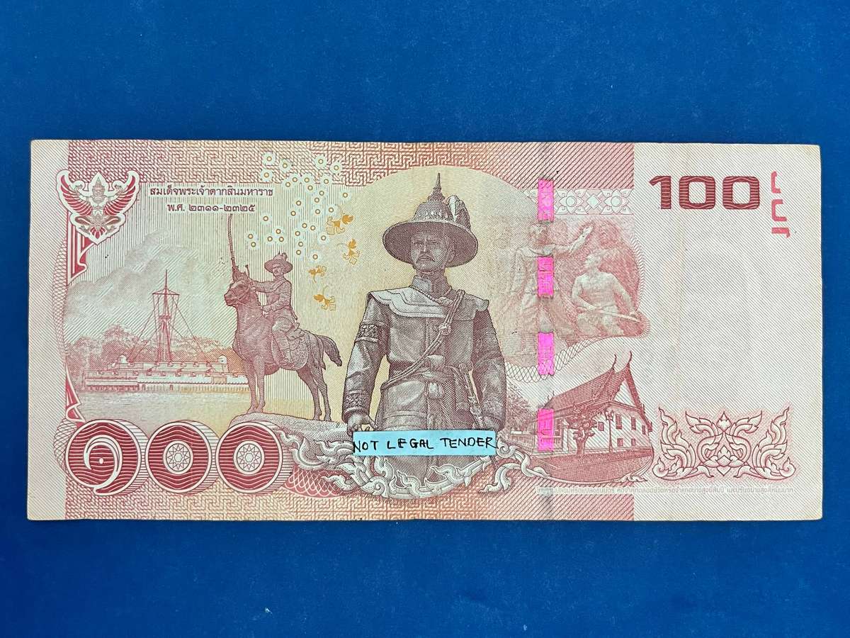 Bank of Thailand  100 Baht Banknote