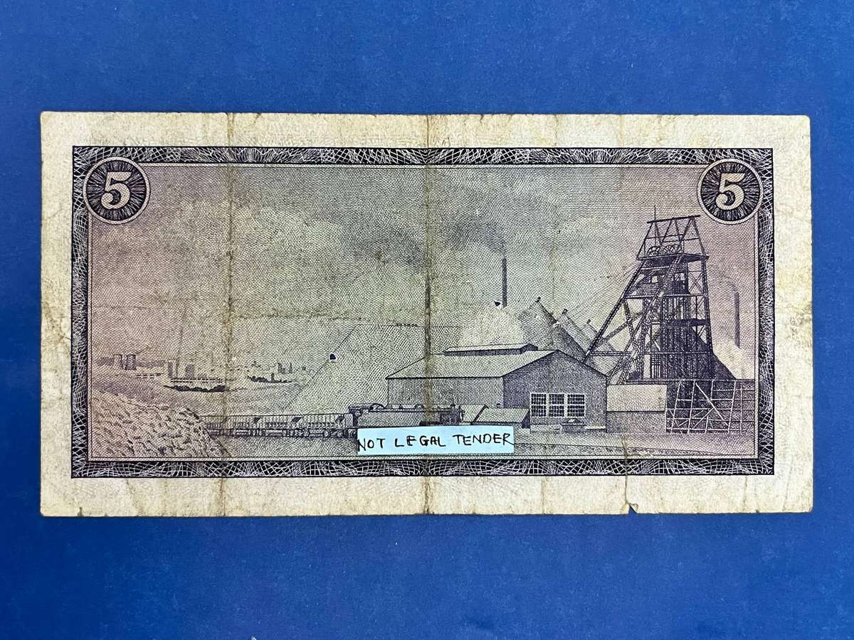 5 Rand T.W. de Jongh Banknote