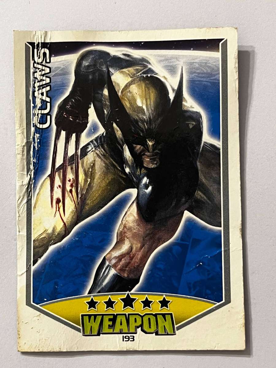  Marvel Hero Attax  Wolverine Claws  (Weapon Card #193) | Topps