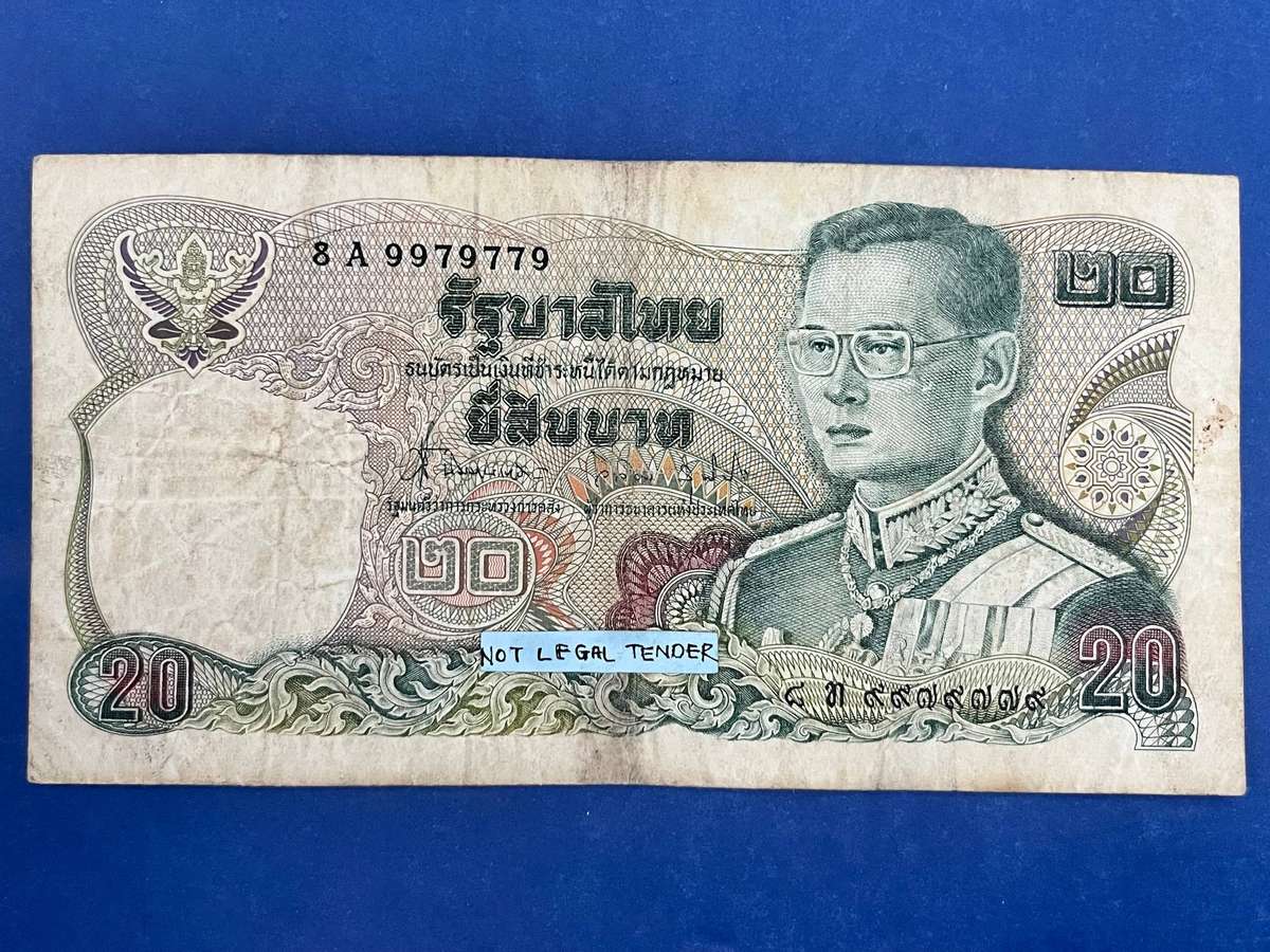 Bank of Thailand  20 Baht Banknote