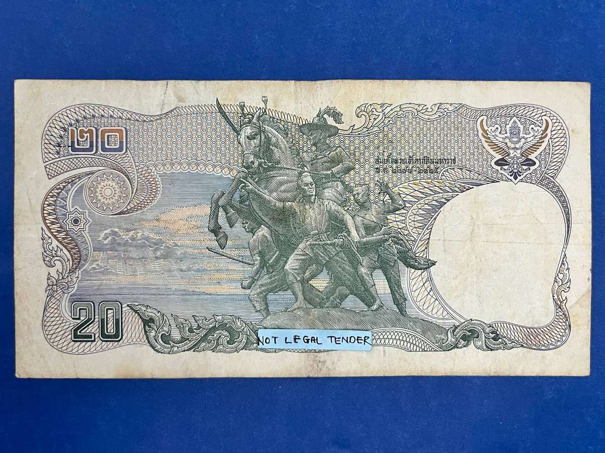 Bank of Thailand  20 Baht Banknote