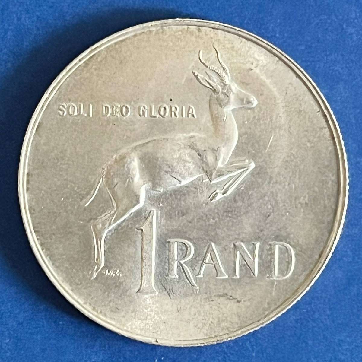  Republic of SA 1967 1 Rand .800 Silver