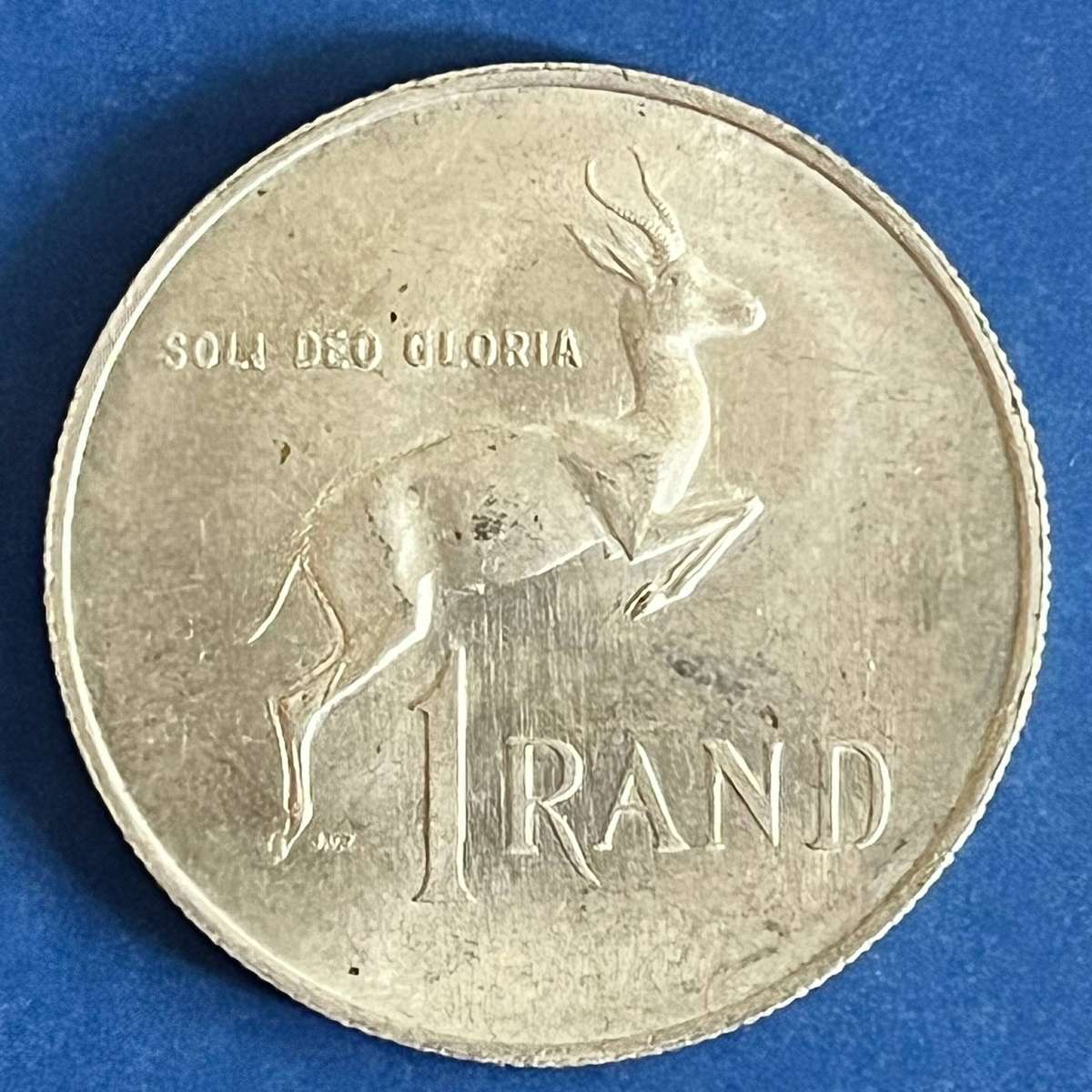  Republic of SA 1967 1 Rand .800 Silver