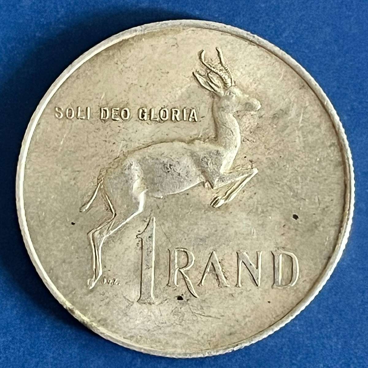  Republic of SA 1967 1 Rand .800 Silver