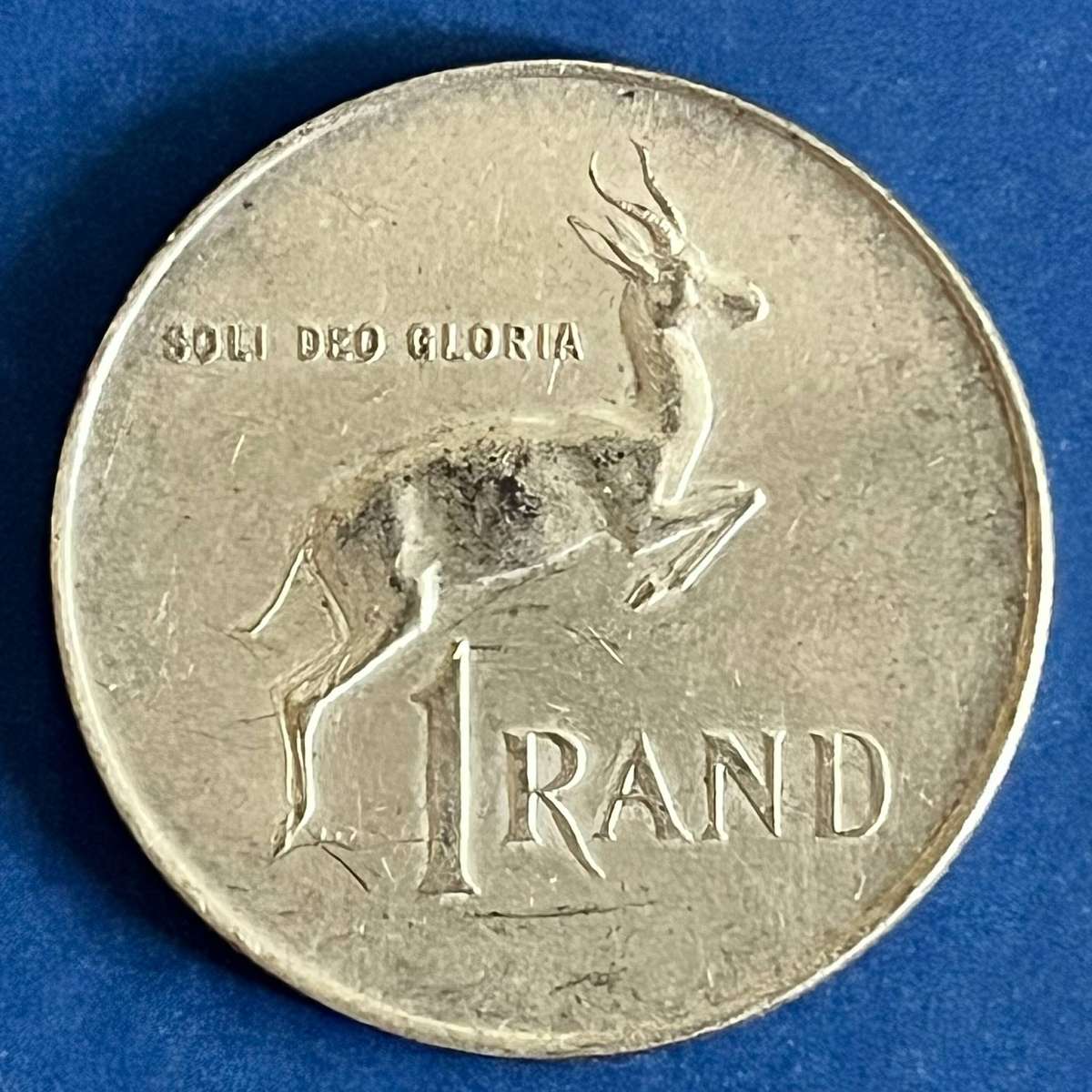  Republic of South Africa 1966 1 Rand .800 Silver