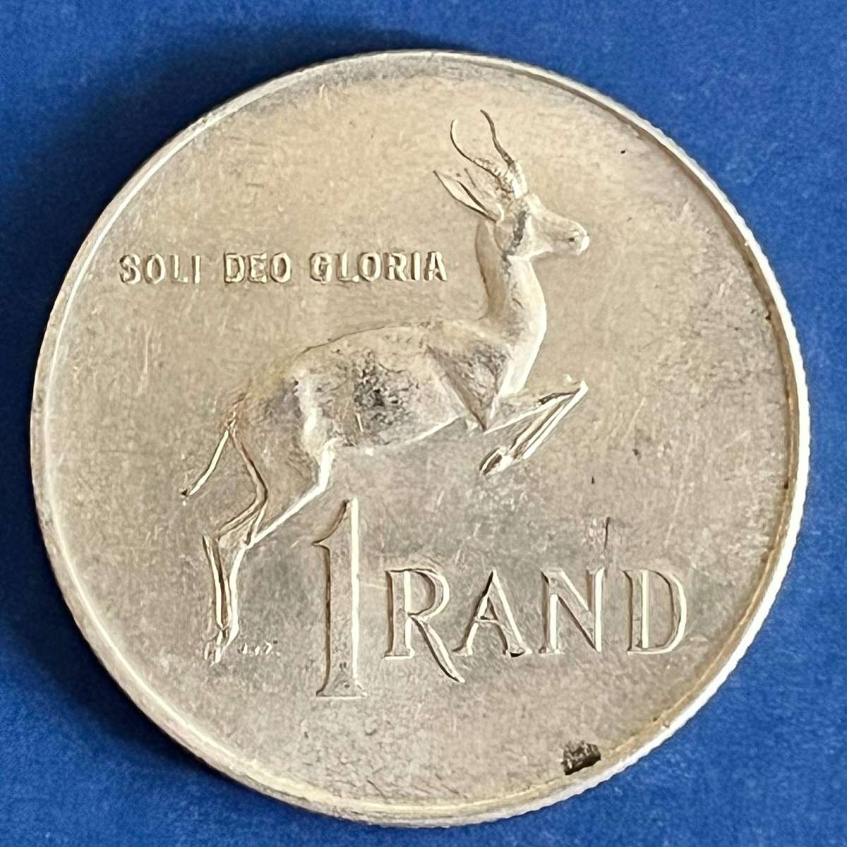  Republic of South Africa 1966 1 Rand .800 Silver