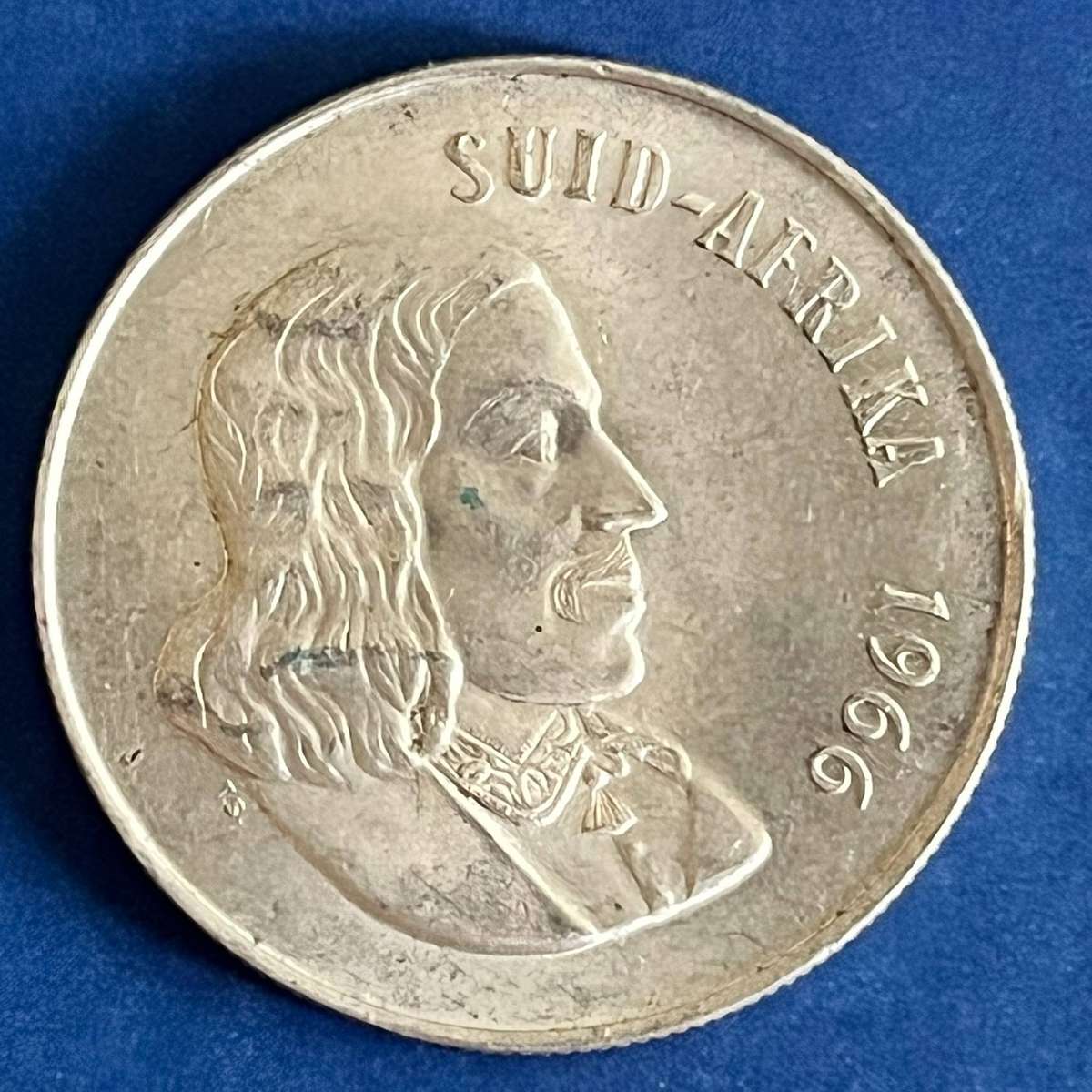  Republic of South Africa 1966 1 Rand .800 Silver