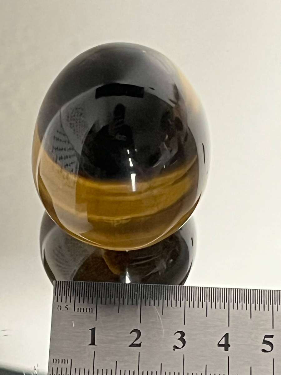  Tigers Eye Crystal Egg Polished Mineral Stone Ornament