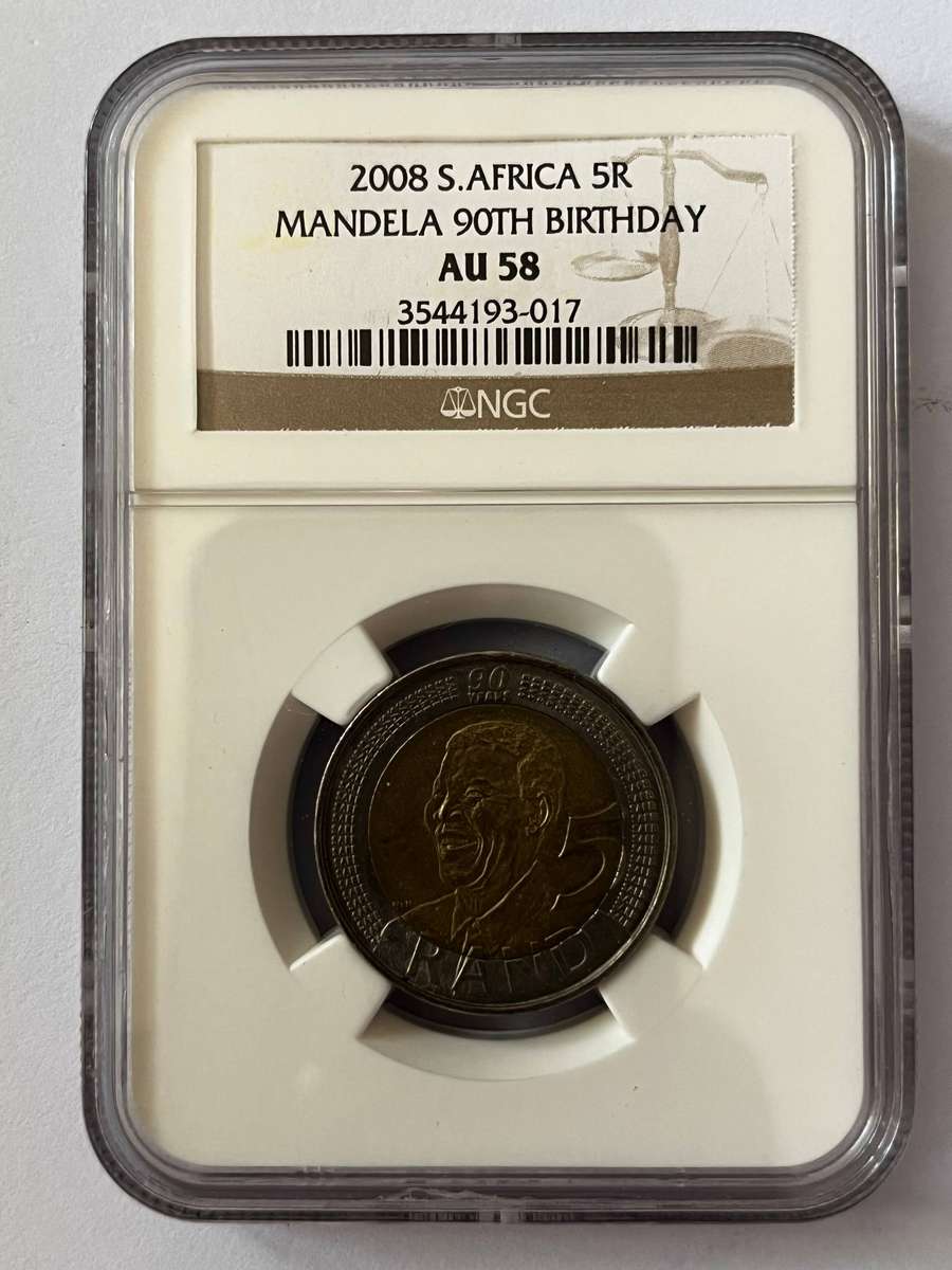 2008 South Africa R5 Nelson Mandela 90th Birthday