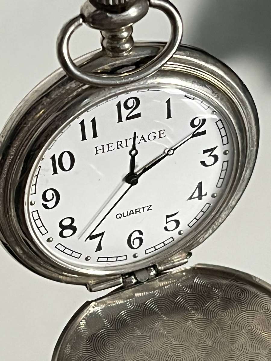  Heritage Scotland Pocket Watch  Scottish Flag Design  Quartz  Non-Working