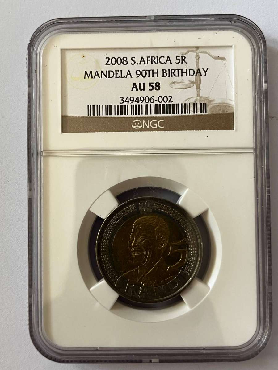 2008 South Africa R5 Nelson Mandela 90th Birthday