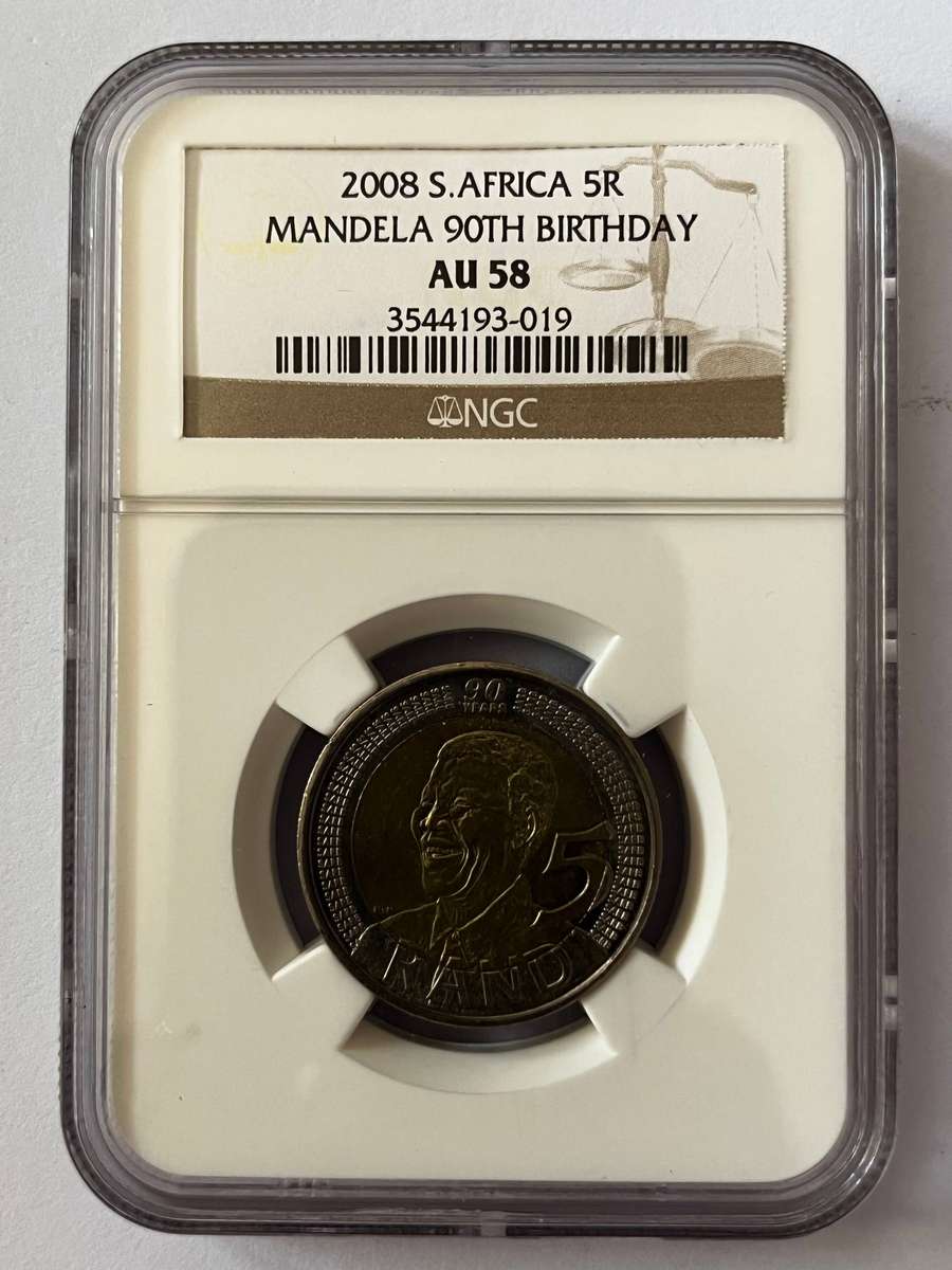 2008 South Africa R5  Nelson Mandela 90th Birthday