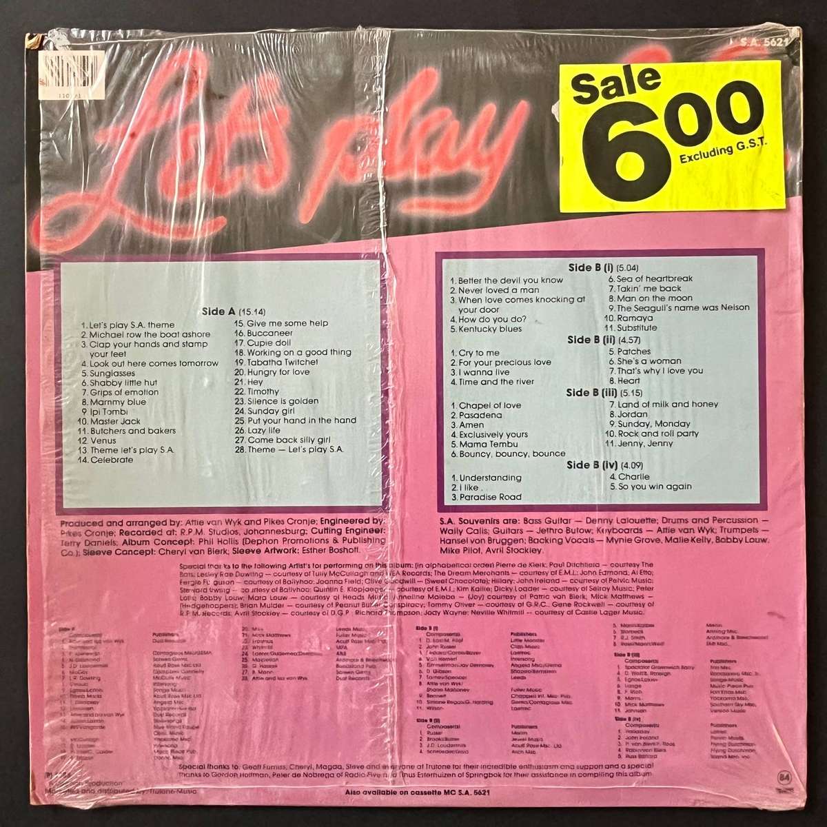 Lets Play S.A.   | Vinyl LP