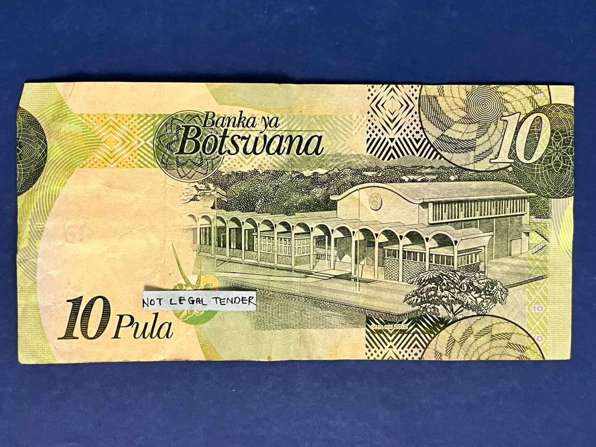10 Pula Banknote  Bank of Botswana