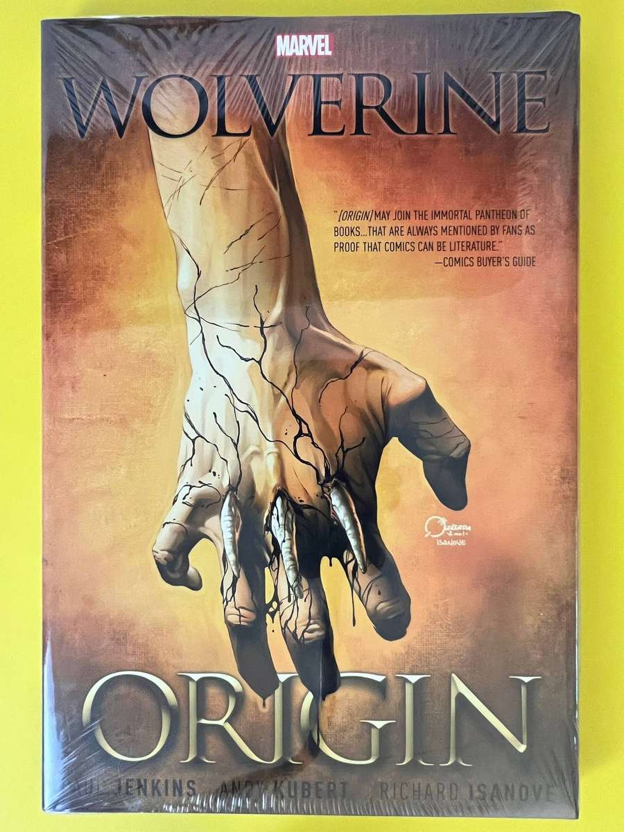  Wolverine: Origin Marvel Hardcover Graphic Novel Jenkins Kubert Isanove