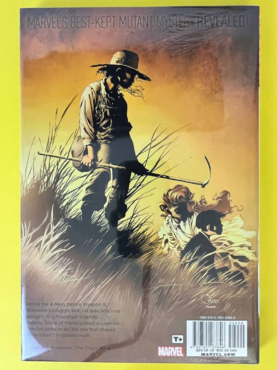  Wolverine: Origin Marvel Hardcover Graphic Novel Jenkins Kubert Isanove