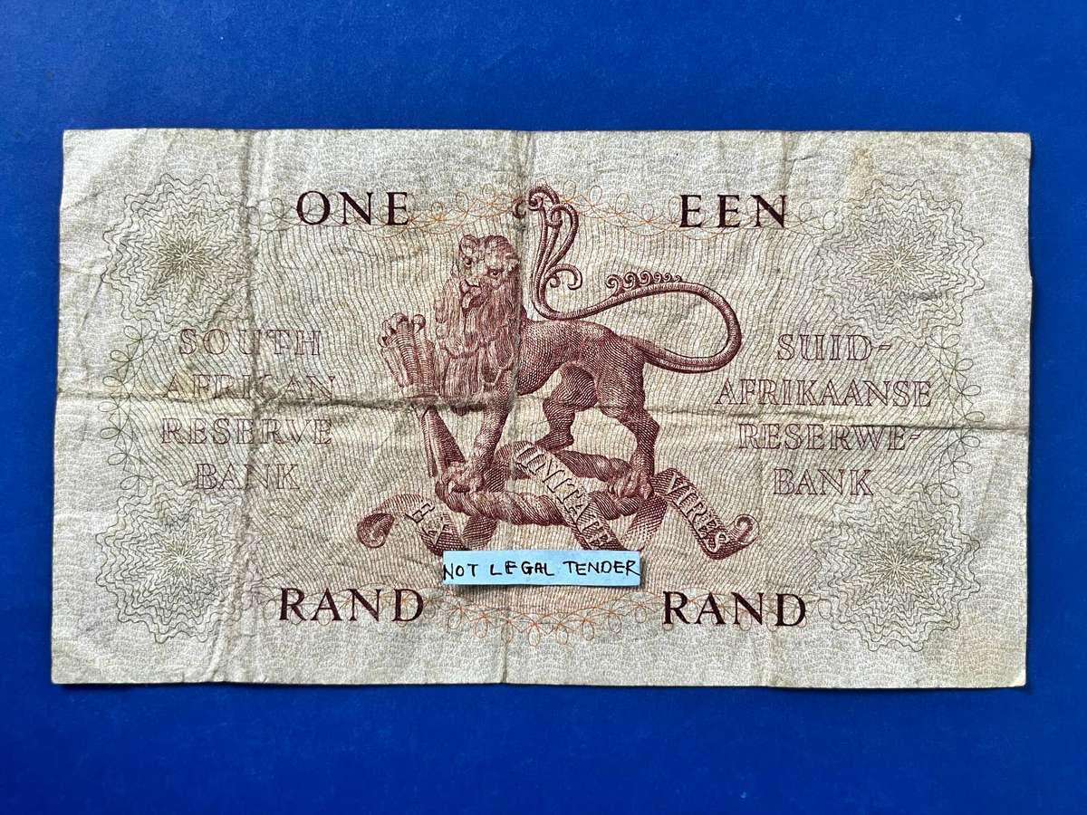 South Africa 1 Rand Rissik Reserve Bank Note