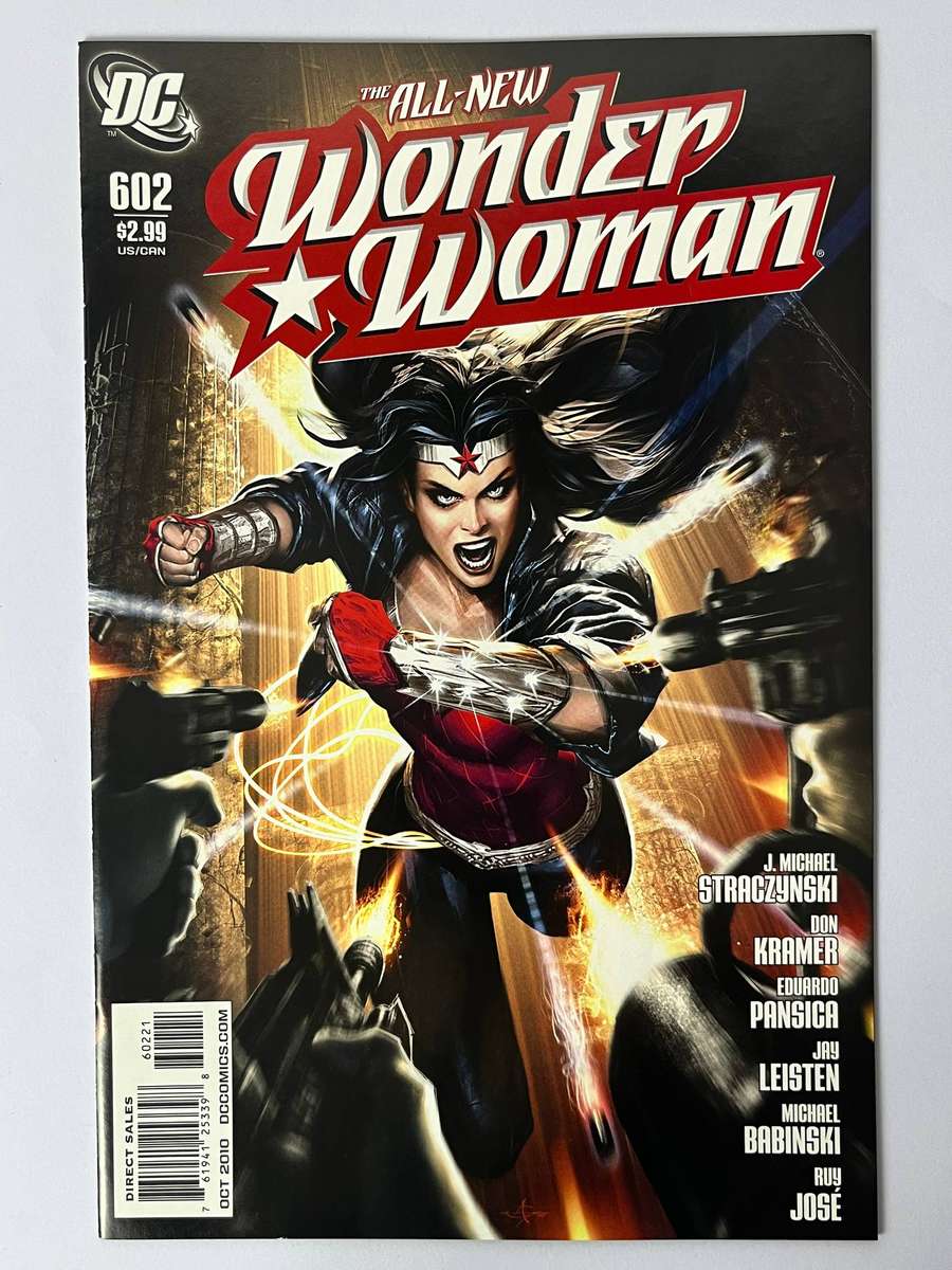 Wonder Woman DC Comics #602 Variant Cover (2010) J. Michael Straczynski Run