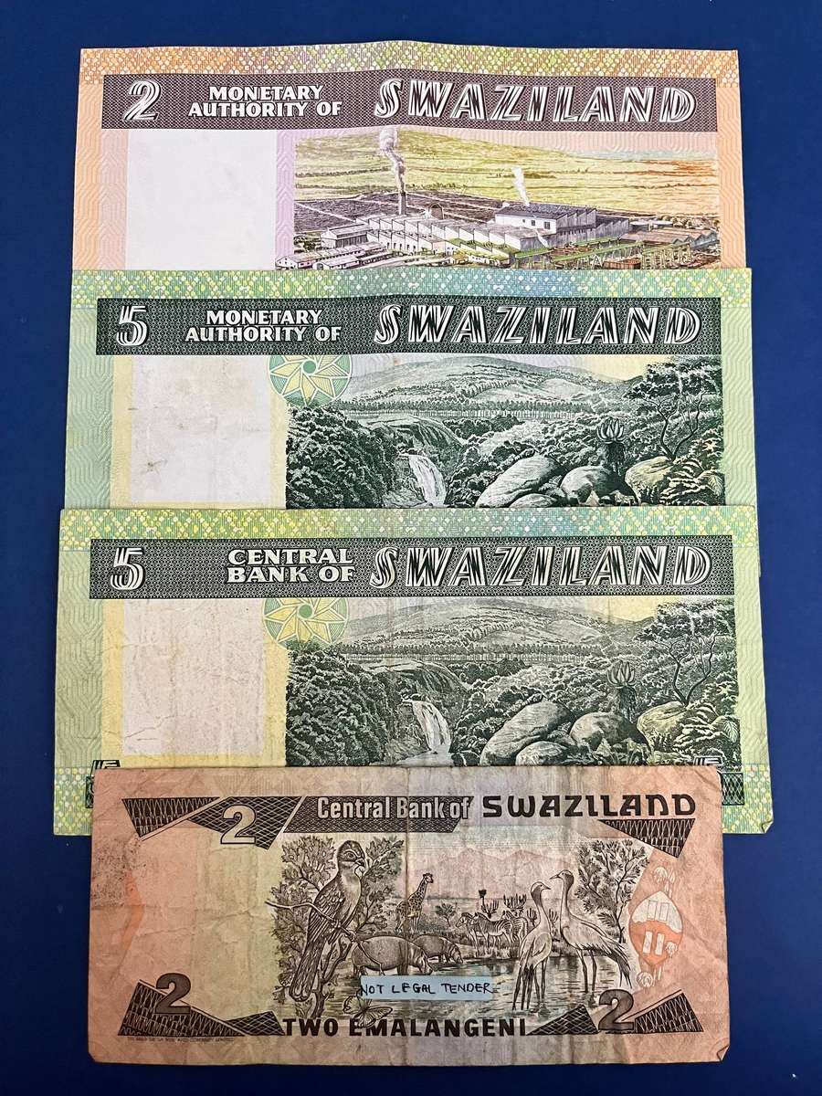 Swaziland Emalangeni Banknote Lot x4