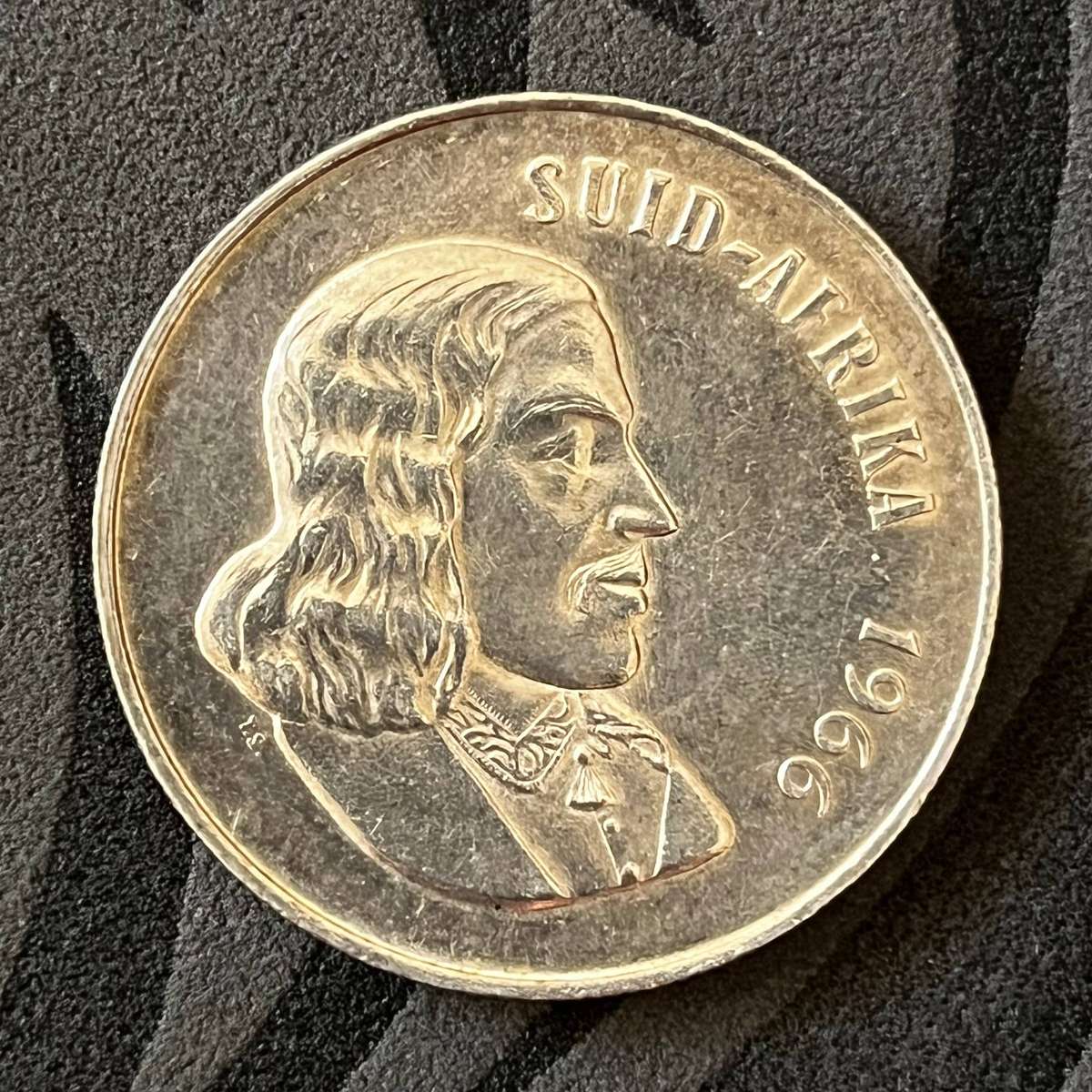  Republic of South Africa  Silver R1 (1 Rand)  1966