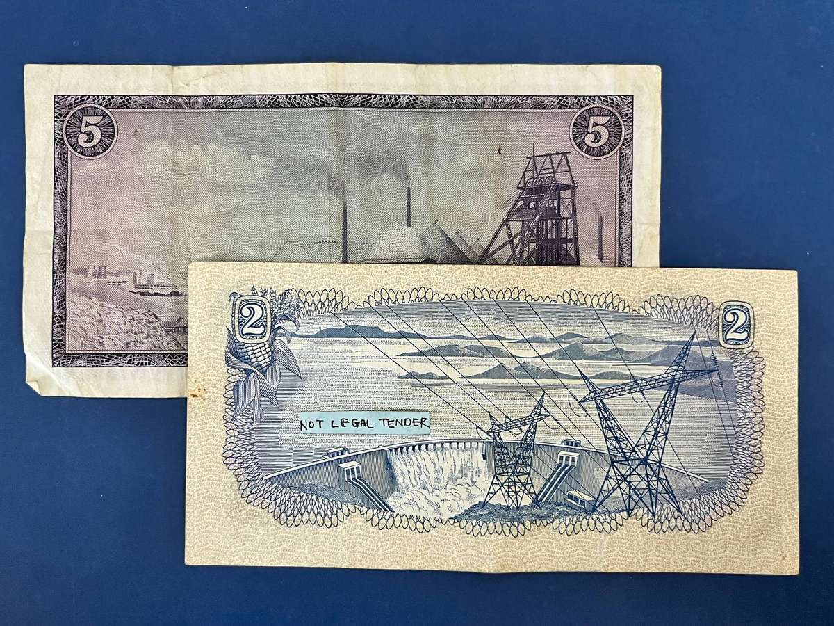 T.W. de Jongh R2 & R5 Banknote Pair